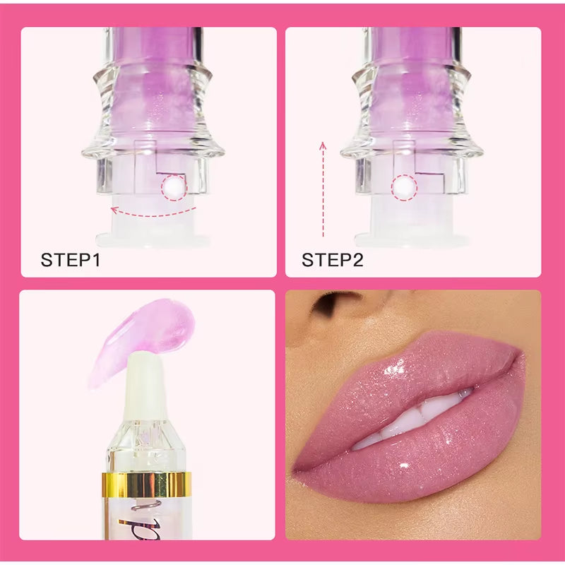 Lip Enhancement Lip Gloss Mirror Moisturizing Lip Glaze Water-Light Long Lasting Moisturising Glossy Tint Lips Makeup Cosmetics